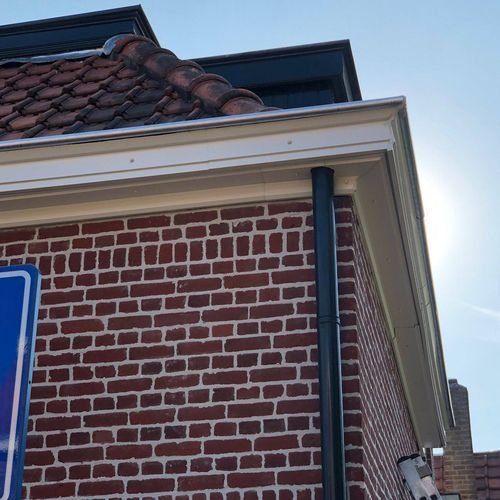 Foto van dakgoot in Meppel Foto van dakgoot in Meppel