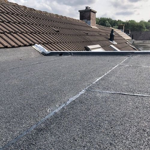Nieuw plat dak gelegd in Meppel